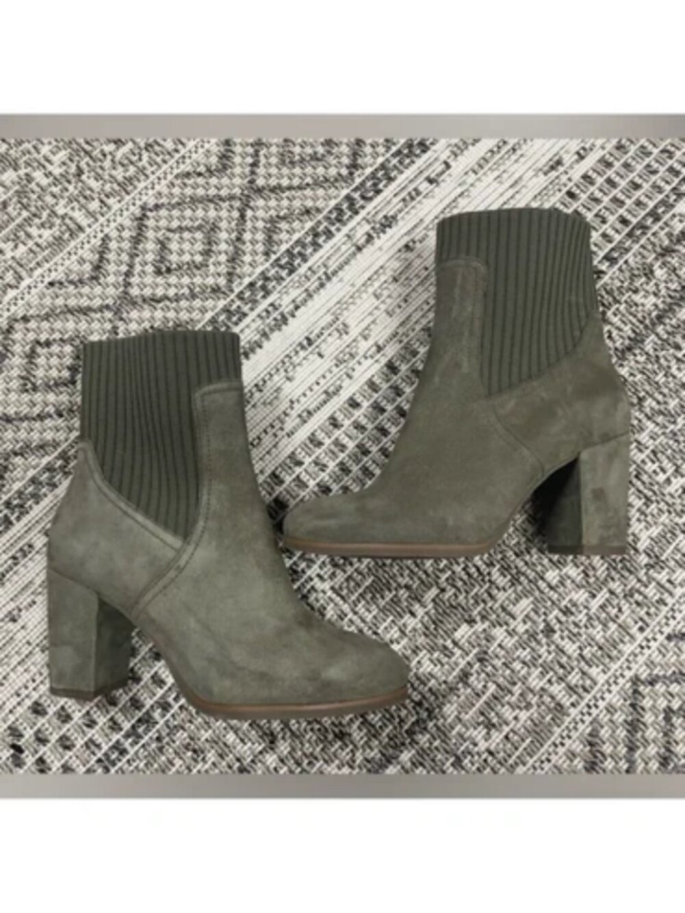 Olive Green Booties - Vionic - Size 6.5